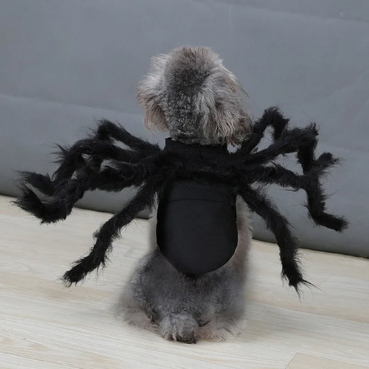 Funny Halloween Dog or Cat Clothes. Pet Cats or Dogs Cosplay Spider Costume. Halloween Party Costumes for Small and Medium Dogs/ Cats