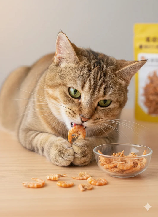 Premium Freeze-Dried Krill Cat Treats - Healthy & Nutritious Snacks for Cats Dental Health