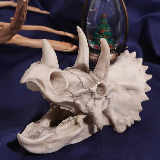 Animal Skull Fish Tank Dinosaur Ornaments. Aquarium Rhinoceros Bone Decoration. Crocodile, Jellyfish, Carp, Turtle