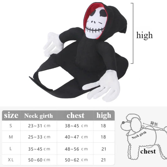 Halloween Pet Ghost Costumes for Dogs. Pets Cosplay Clothing. Halloween Costume for Small To Large Dogs