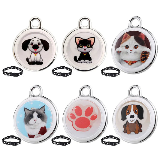 Pet Anti-Lost GPS Tracker. Bluetooth, Waterproof, Smart Locator For Cats/Dogs. Long Distance, Real-Time Tracking For Android IOS