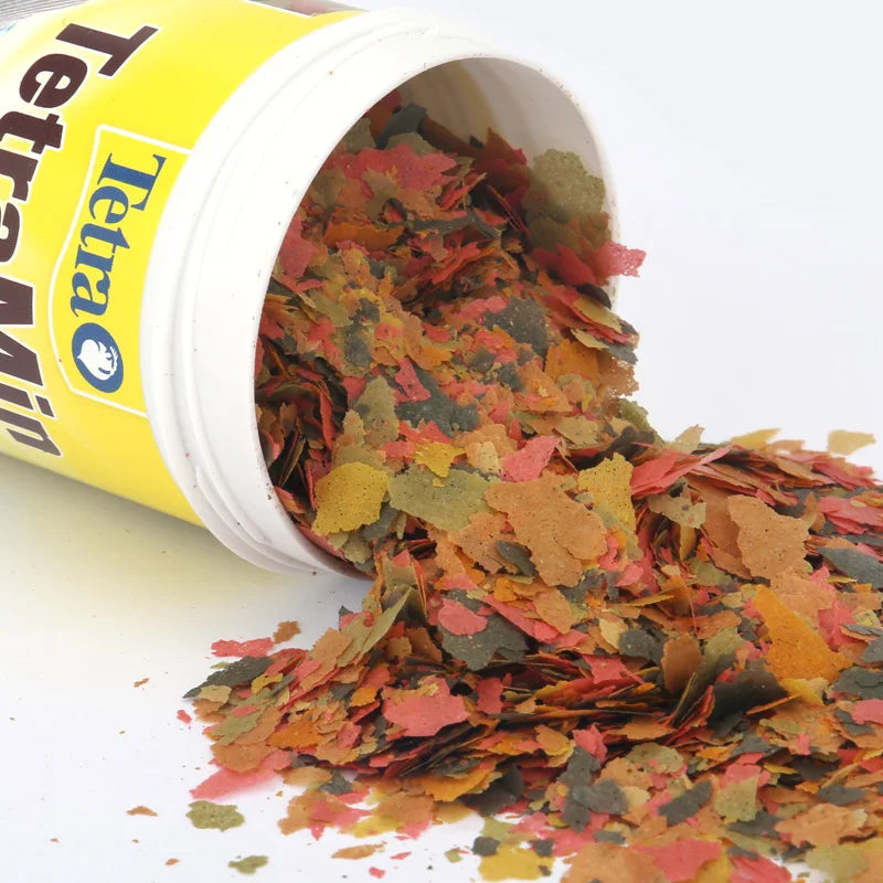 250ML 52g Tetra Ornamental Fish Flake Feed. Lamprey Fairy Cichlid Fish Food. Freshwater Fish. General Purpose