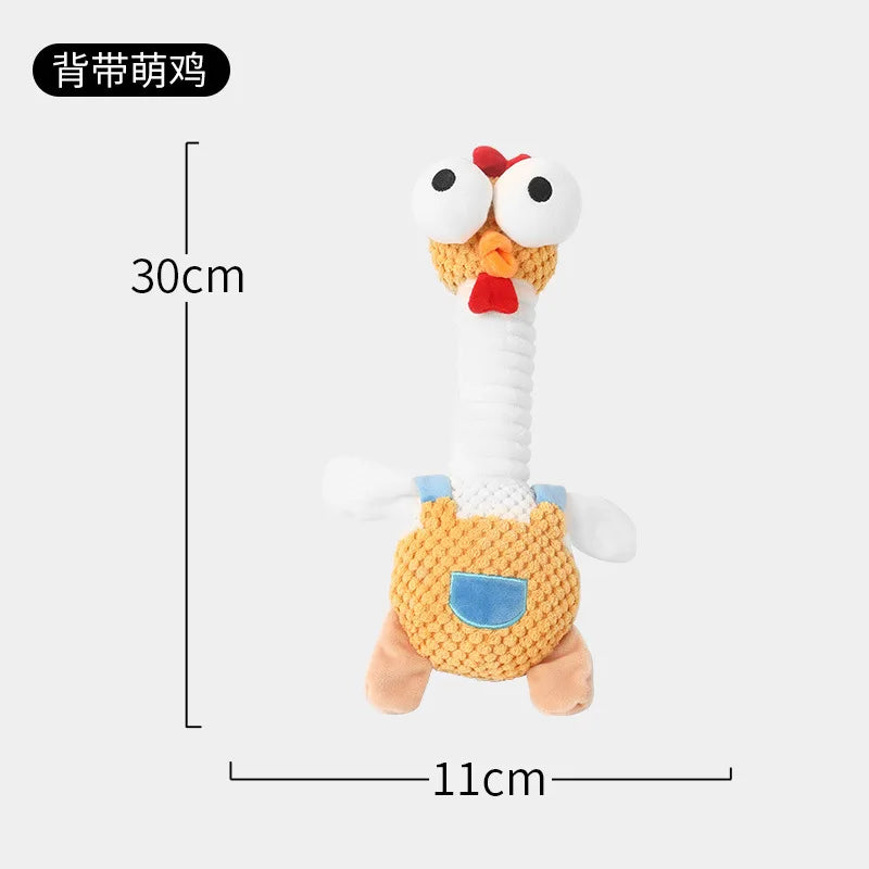 Pet Toys Large, Medium and Small Dogs. Bone Simulation, Biting Sound. Molar Cleaning, Cotton Rope, Stuffy Plush Toy.