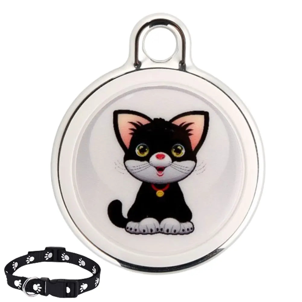 Pet Anti-Lost GPS Tracker. Bluetooth, Waterproof, Smart Locator For Cats/Dogs. Long Distance, Real-Time Tracking For Android IOS