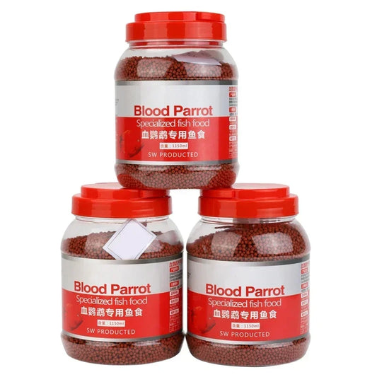 Blood Parrot Fish Food. Snapper Float on Water. Intense Red Enhancing, Fast Coloring. Snapper Fish Food for Tropical Feed