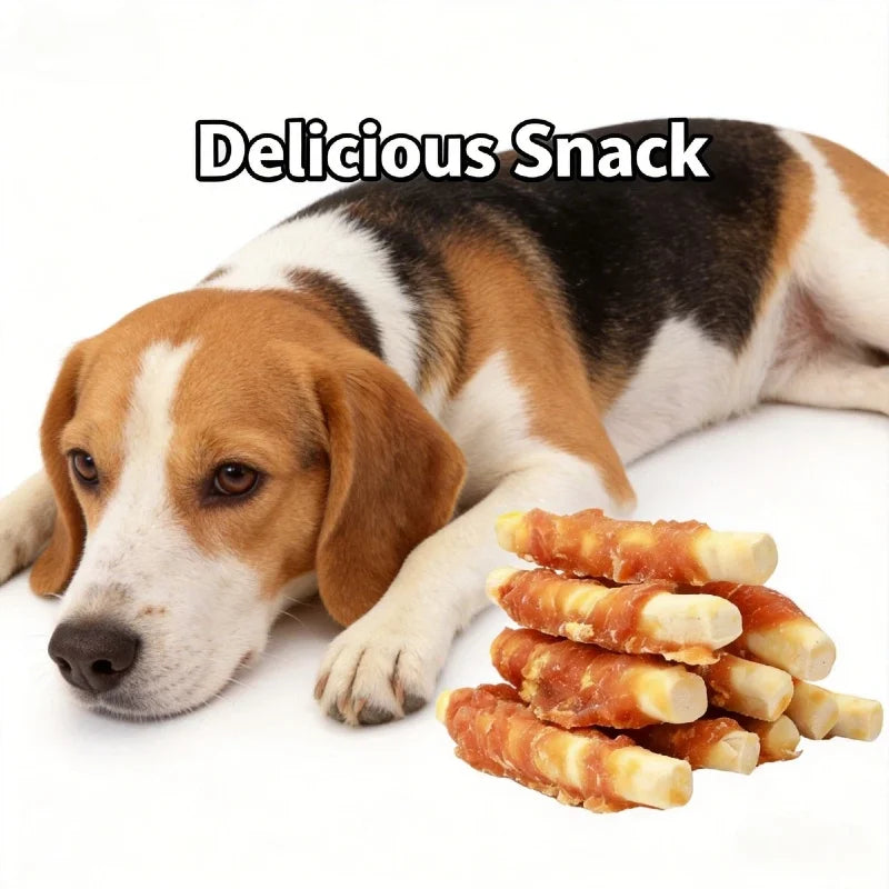 220g Chicken Flavored Milk Dog Treats. Rich in Flavor. Supports Dental Health Dog Biscuits