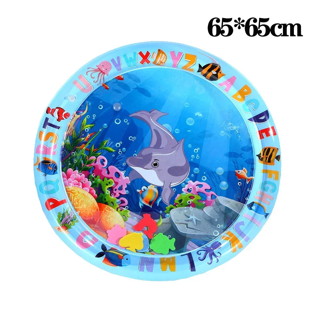 Pet Water Sensory Play Mat for Cats and Dogs. Thickened Cooling Pad. Interactive, Self Play Toy for Pets Indoor Activity