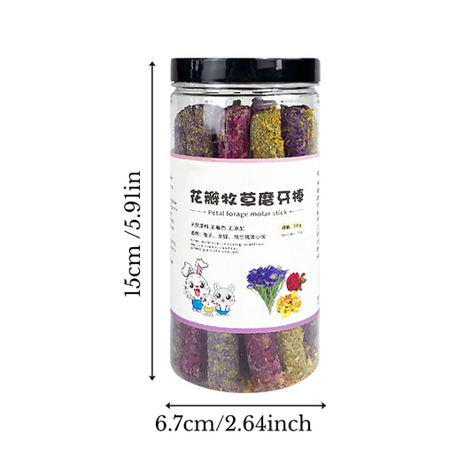 Rabbit Snacks Petal Grass Snacks And Grinding Teeth Sticks. Rabbit & Hamster Toys/Snacks
