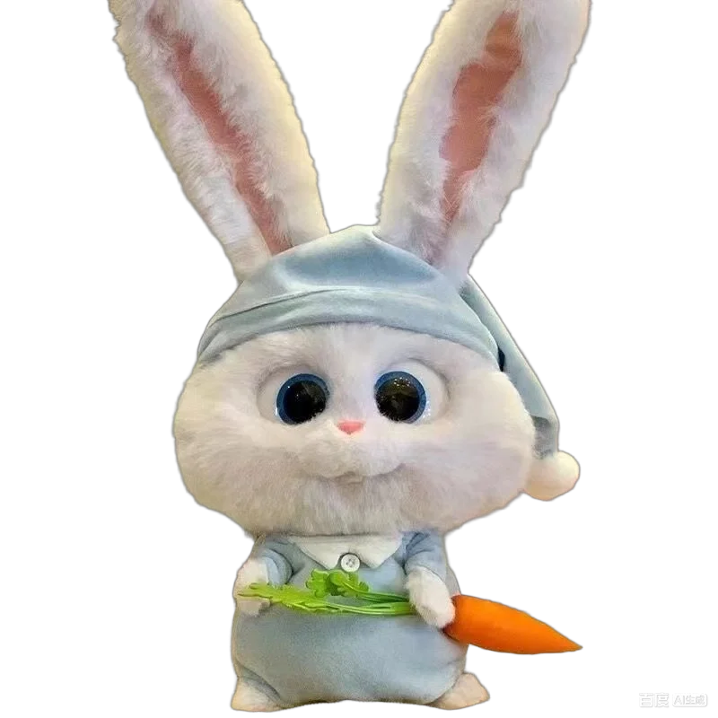 The crazy and hot-tempered rabbit leader "The Secret Life of Pets" - cute rabbit plush toy, a perfect birthday gift