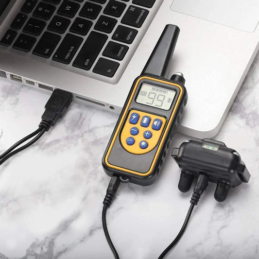 Electric Pet Dog Training Collar. Shock Training Collar. Electronic, Remote Control, Waterproof, Rechargeable