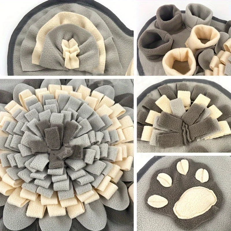 Pet Sniffing Mat For Dogs, Interactive, Durable Dog Slow Feeding Pad. Training Mat For Foraging Skills And Slow Eating