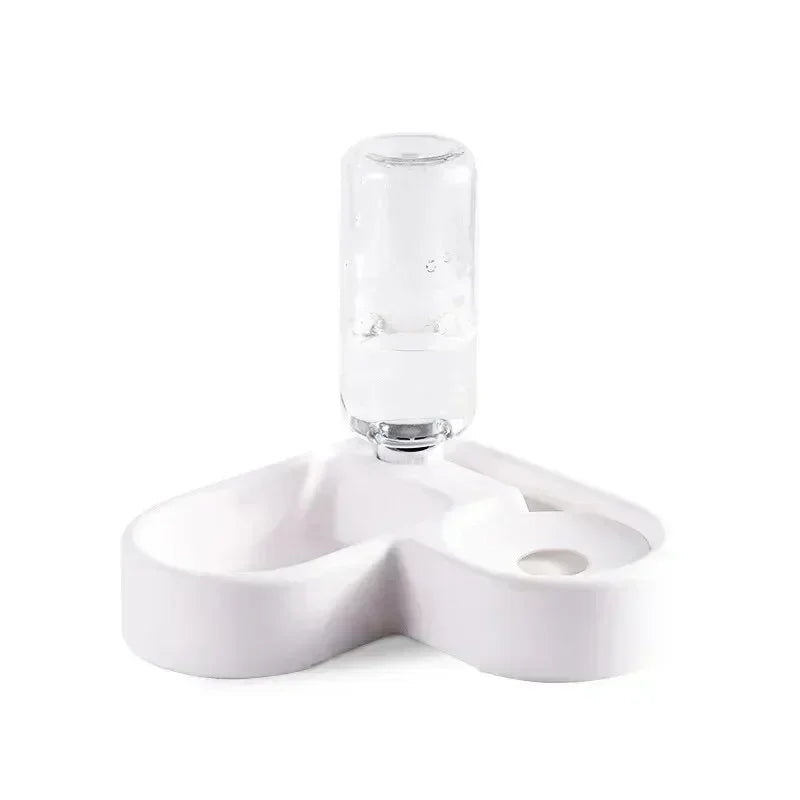 Double Dog and Cat Bowl-Pet and Food Bowl Set with Pet Feeding Bowl Suitable for Cats and Small Dogs