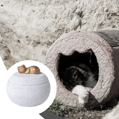 Pet Urn, Cremation Memorial. Keeping Precious Memories. Urn Box for Burial. Final Comforting Resting Place.