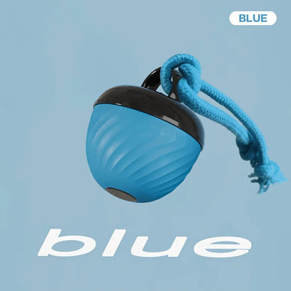 1 Interactive Intelligent Dog Ball Toy. |USB Charging, Bite Resistant, Tail Rope, Light & Barking. |Indoor Pet Game for Small/Medium Dogs