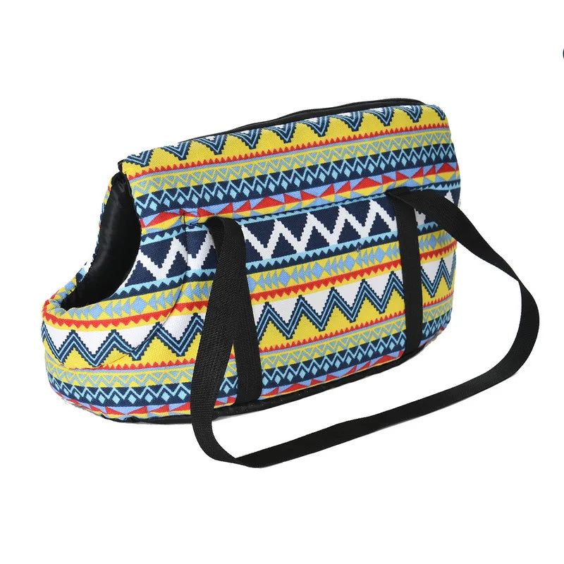 Classic Pet Carrier For Small Dogs. Cozy, Soft Puppy/Cat/Dog Bags. Backpack, Outdoor Travel Pet Sling Bag.
