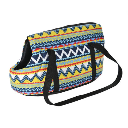 Classic Pet Carrier For Small Dogs. Cozy, Soft Puppy/Cat/Dog Bags. Backpack, Outdoor Travel Pet Sling Bag.