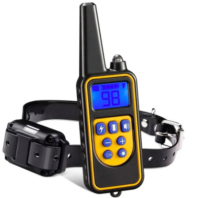 Electric Pet Dog Training Collar. Shock Training Collar. Electronic, Remote Control, Waterproof, Rechargeable