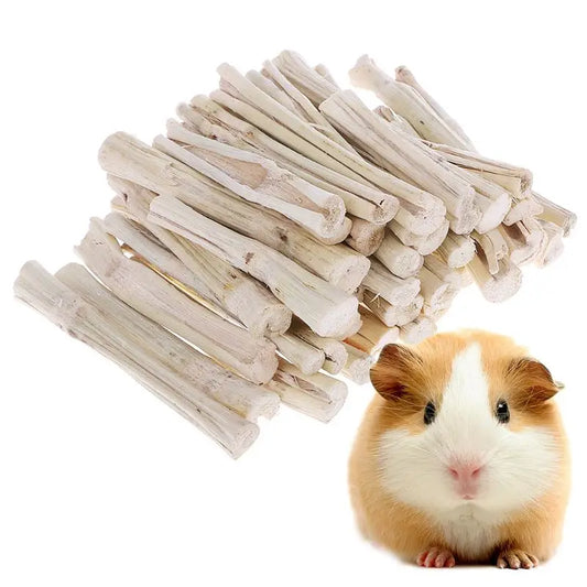 500g Sweet Bamboo Stick Branch. Hamsters, Chinchilla, Rabbit, Parrot & Rat Snack. Teeth Cleaning Treat, Molar Chew Toy.