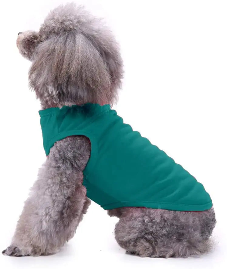 Dog Shirt Clothes, Spring Summer T Shirt Apparel Soft Blank Shirts/Clothes For Extra Small, Medium, Large, Extra Large Size Dogs