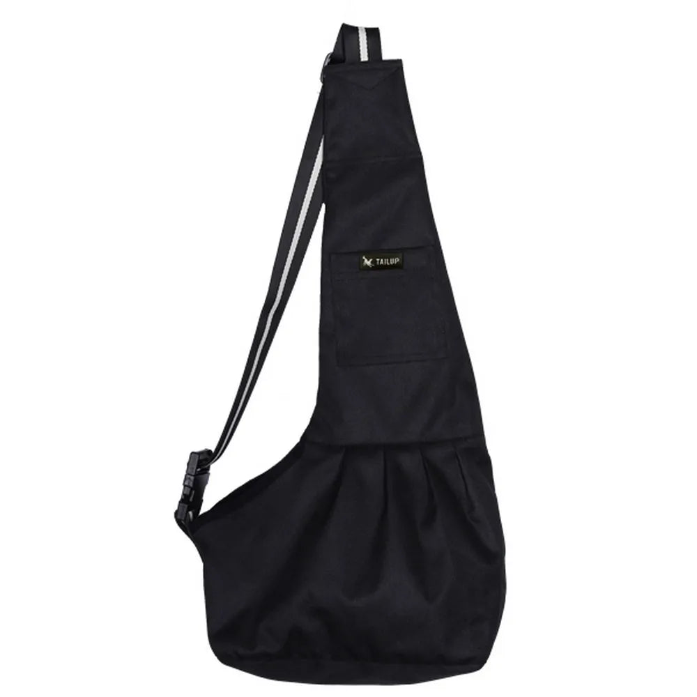 Pet Carrier Bag Sling. Oxford Dog/Cat/Puppy Sling. Single Shoulder Bag. Warm Winter Dog Front Chest Carrier. Outdoor Travel.
