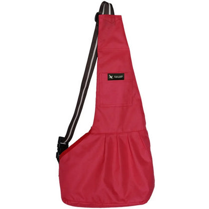 Pet Carrier Bag Sling. Oxford Dog/Cat/Puppy Sling. Single Shoulder Bag. Warm Winter Dog Front Chest Carrier. Outdoor Travel.