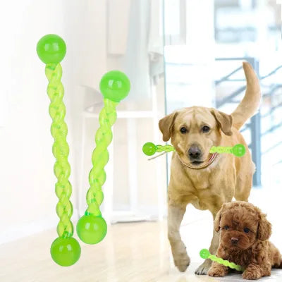 Dog Teeth Stick. Dog Toys. Environmental Food Grade Material. Tooth Cleaning, Chew Treat. Dog Training Toy. Can Float, Rubber Rod