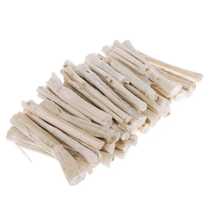 500g Sweet Bamboo Stick Branch. Hamsters, Chinchilla, Rabbit, Parrot & Rat Snack. Teeth Cleaning Treat, Molar Chew Toy.