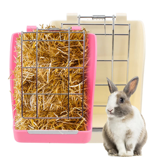 Hay Feeder for Rabbit. Spring Grass Frame. Grass & Hay Basket