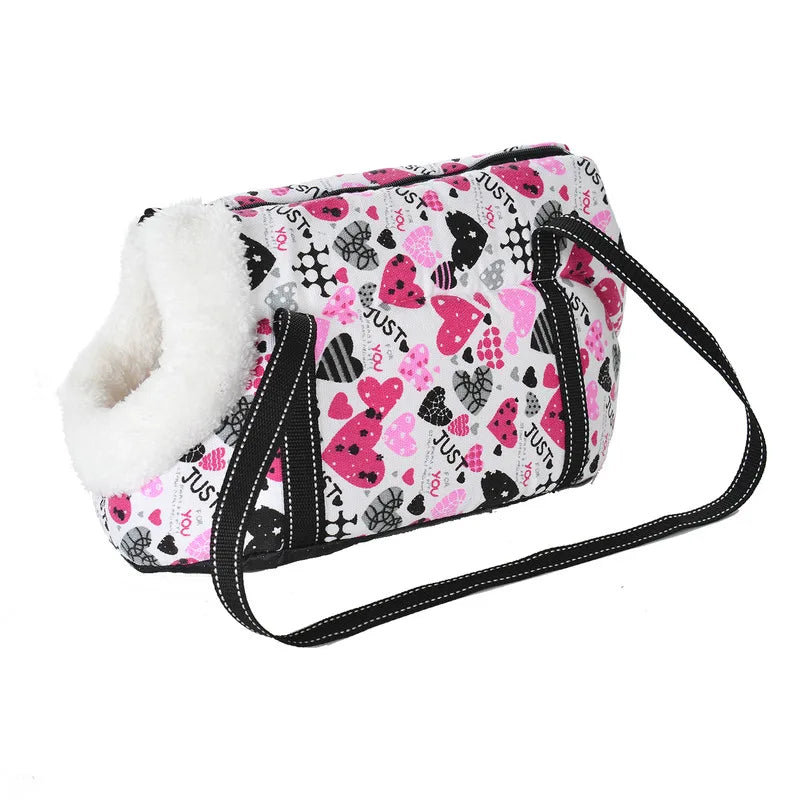 Classic Pet Carrier For Small Dogs. Cozy, Soft Puppy/Cat/Dog Bags. Backpack, Outdoor Travel Pet Sling Bag.