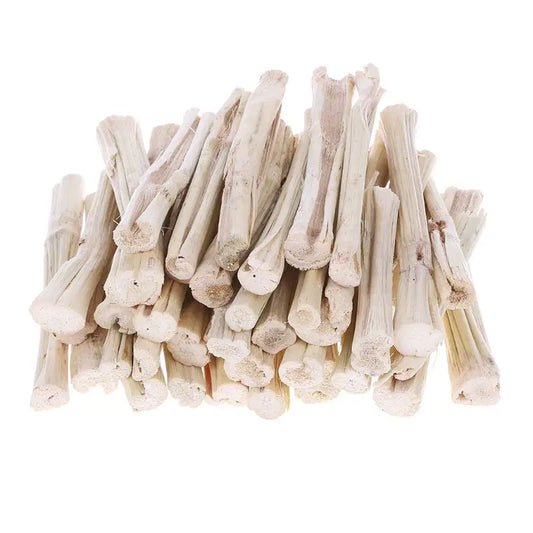 500g Sweet Bamboo Stick Branch. Hamsters, Chinchilla, Rabbit, Parrot & Rat Snack. Teeth Cleaning Treat, Molar Chew Toy.