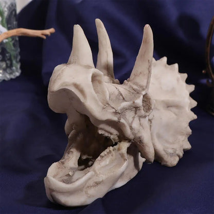 Animal Skull Fish Tank Dinosaur Ornaments. Aquarium Rhinoceros Bone Decoration. Crocodile, Jellyfish, Carp, Turtle