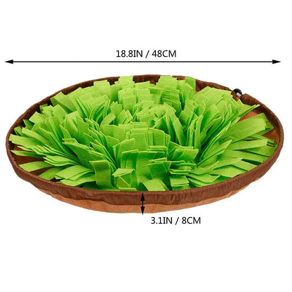 Pet Snuffle Mat for Dogs, Interactive Feed Game for Boredom, Encourages Natural Foraging Skills for Cats/Dogs Bowl