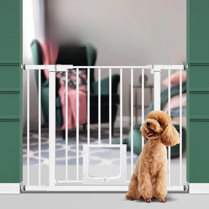 Dog Fence Portable 2-way Door Pet Fence, Indoor. Isolation Fence, Multi Functional, Household. Small Medium-sized Pet Barrier Product