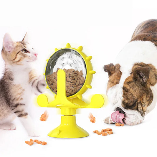 Cat and Dog Pet Toy Food Dispenser, Interactive Toy for Cats and Dogs, Training Automatic Feeder,
