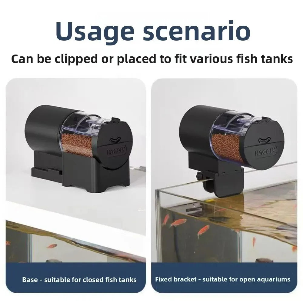 Fish Tank Supplies. Fish Food Dispenser, Automatic Feeder Aquarium Accessories.