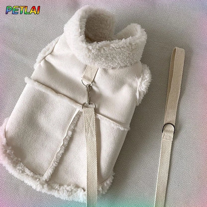 Dog Cute Vest/Jacket Accessories. Small Dog Luxury Autumn/Winter Medium Dress. Soft Pet Clothing. Designer Coat