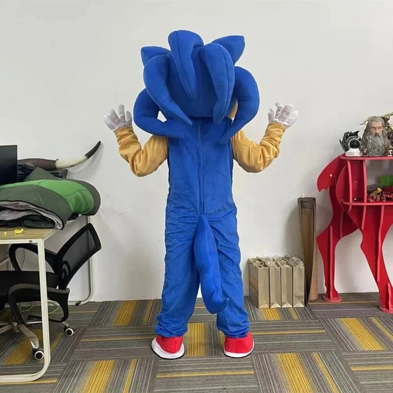 Anime Dog Mascot Costume. Walkable Cartoon Doll. Props, Halloween, Carnival, Party, Performance, Cosplay.