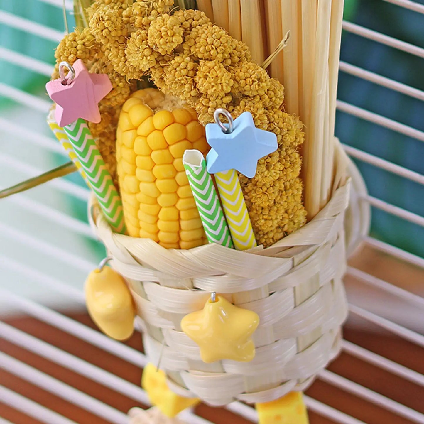 Bird Foraging Toys. Shredding Parrot Chew Toys for Birds. Toys for Small/Medium Birds