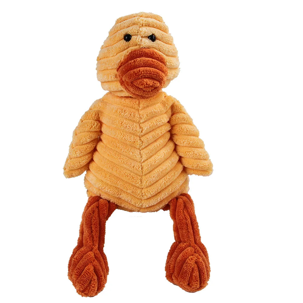 Pet Dog Molar Toy Vent. Training. Corduroy Monkey, Pig, Voice Plush Toy, Dog Tooth Cleaning. Toys for Large Dogs