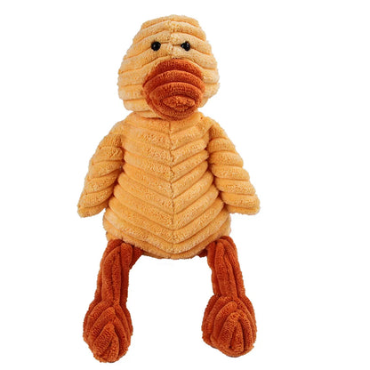 Pet Dog Molar Toy Vent. Training. Corduroy Monkey, Pig, Voice Plush Toy, Dog Tooth Cleaning. Toys for Large Dogs