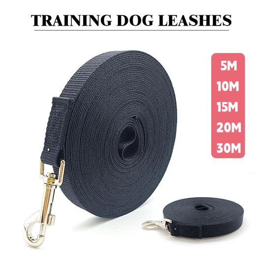 Long Dog Leash, 15M, 20M, 30M, 10M, 5M. Big or Small Pet Belt Training Lead Rope 30, 20 ,15, 10 & 5 Meters.