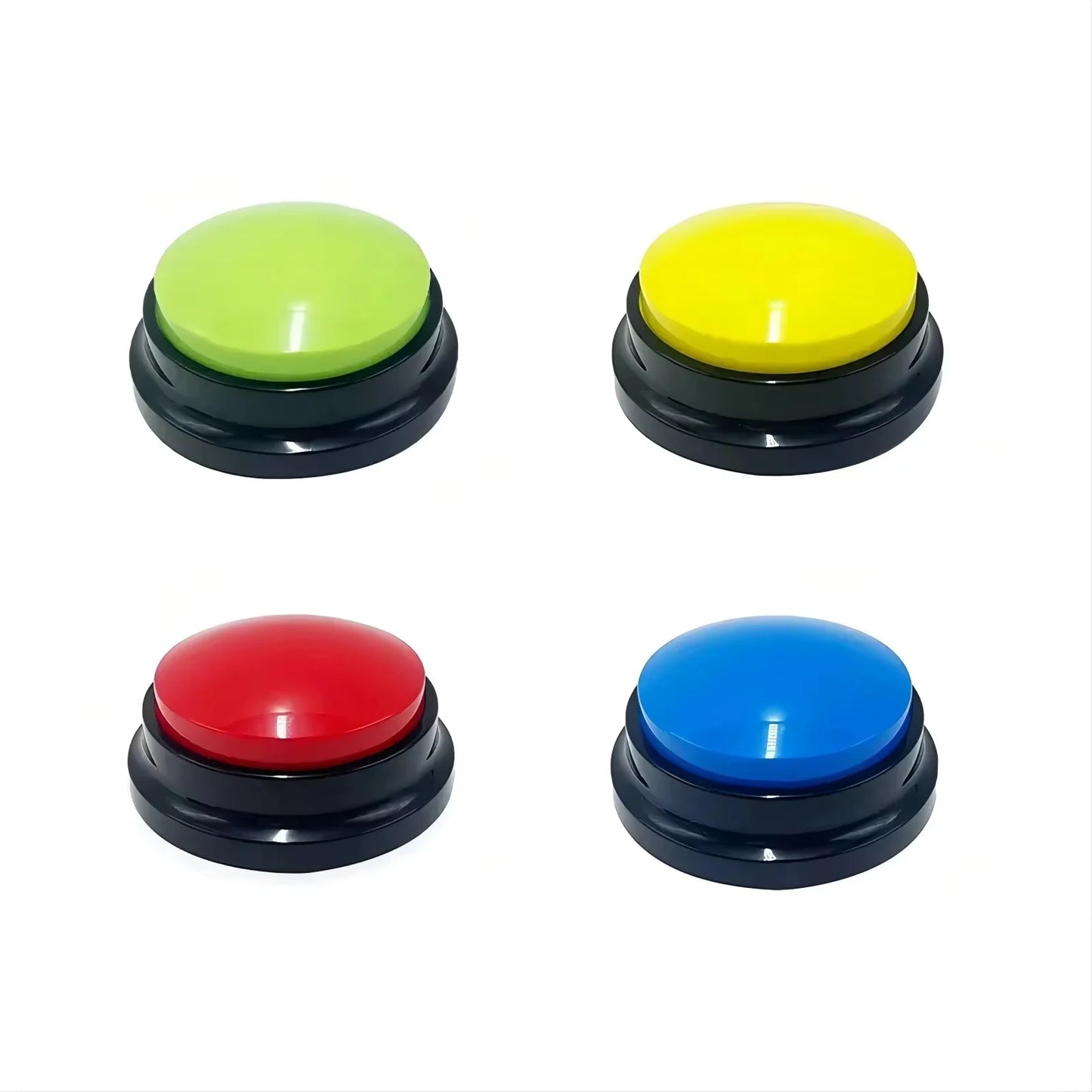 Recordable Pet Communication Buttons: Talking Sound Pad Training for Dogs & Cats, Customizable To Teach Your Pet To Speak