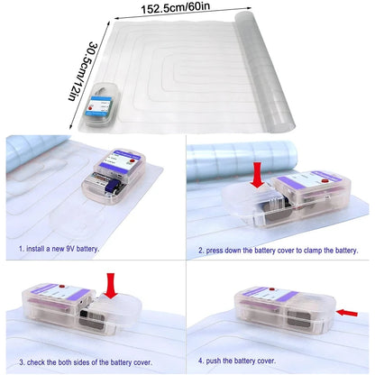 Pet Shock Mat. Training Mats for Cats/Dogs. Keeping Cats and  Dogs Off Furniture/Counters