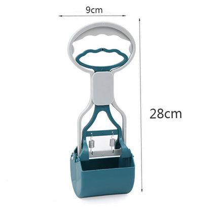 Thickened plastic Foldable Long Handle Pet Pooper Scooper, Outdoor Dog Waste Picker.