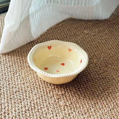 Cat/Dog Ceramic Bowl. Pet Drinking Water/Feeding Bowl.