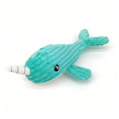Cute Animal Safe Dog Touch Toys. Resistant Marine Animals. Indestructible Plush Tooth Chew. Dog Play Toy With Squeake.r
