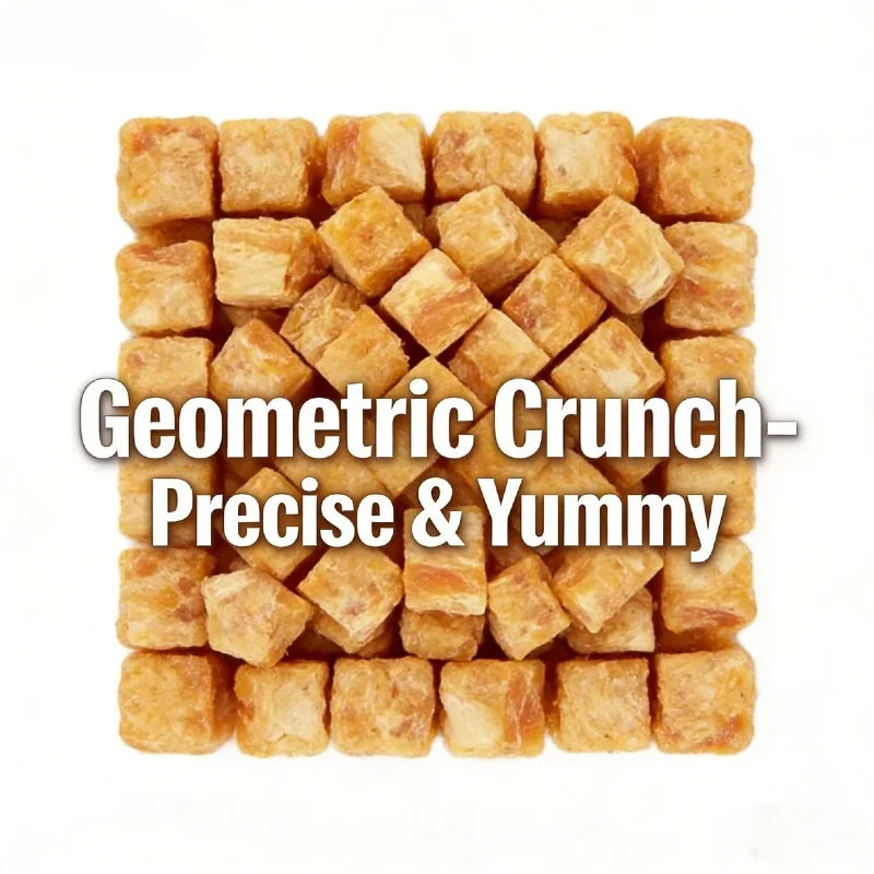 Snowflake Chicken Bites Dog Treats 100g – Crunchy Bite-Sized Snack, Soft Texture, Delicious Training Reward for Dogs