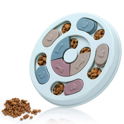 Dog Treat Puzzle Toy. Food Dispenser, IQ Training, Mental Enrichment, Slow Feeder. Interactive Pet Game for Small/ Medium/ Large Dogs