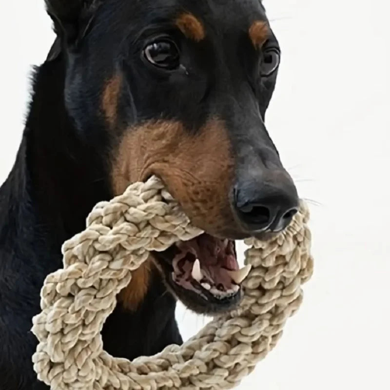 Pet Dog Rope Toy. Durable Chew, Bite Resistant Drag Pet toys for Medium Large Dogs. Golden Retriever, Pitbull and Labrador Supplies