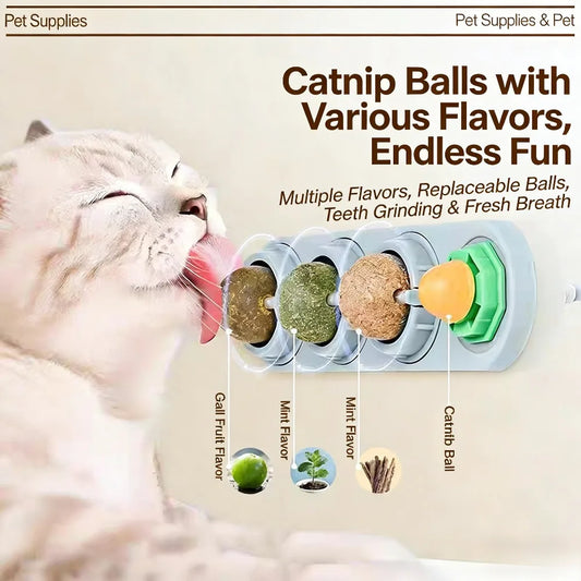 Multifunctional Cat Sugar Lickable Treats & Interactive Cat Toy | Stress Relief Pet Supplies with Assorted Flavors